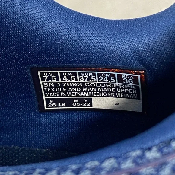 Skechers Womens Go Run Max Cushioning Elite Shoes Sneaker Size 7.5 Blue pink - Picture 11 of 12